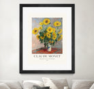 Bouquet Of Sunflowers by Claude Monet on GIANT ART - claude monet paintings claude monet