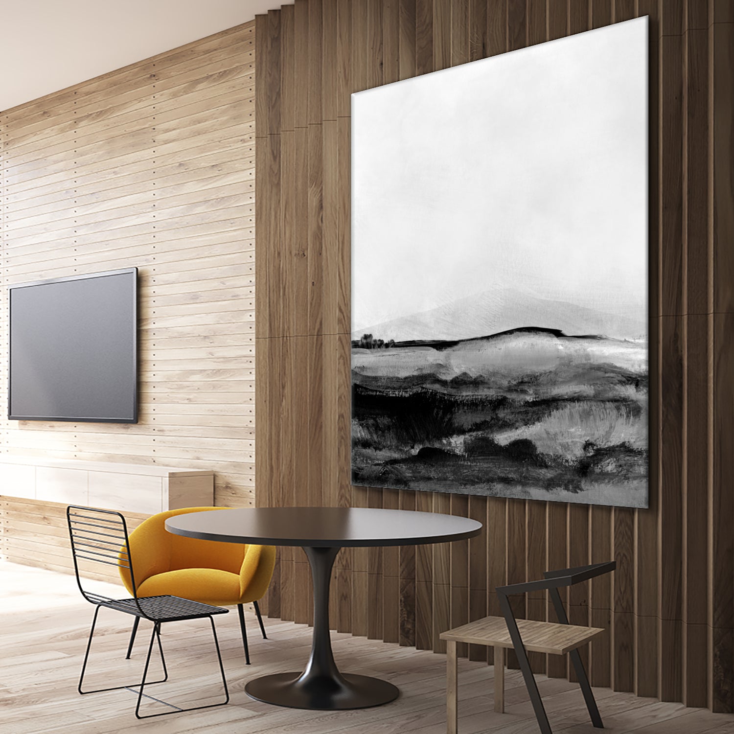 Mono Landscape No1 by Dan Hobday on GIANT ART - landscape abstract landscape