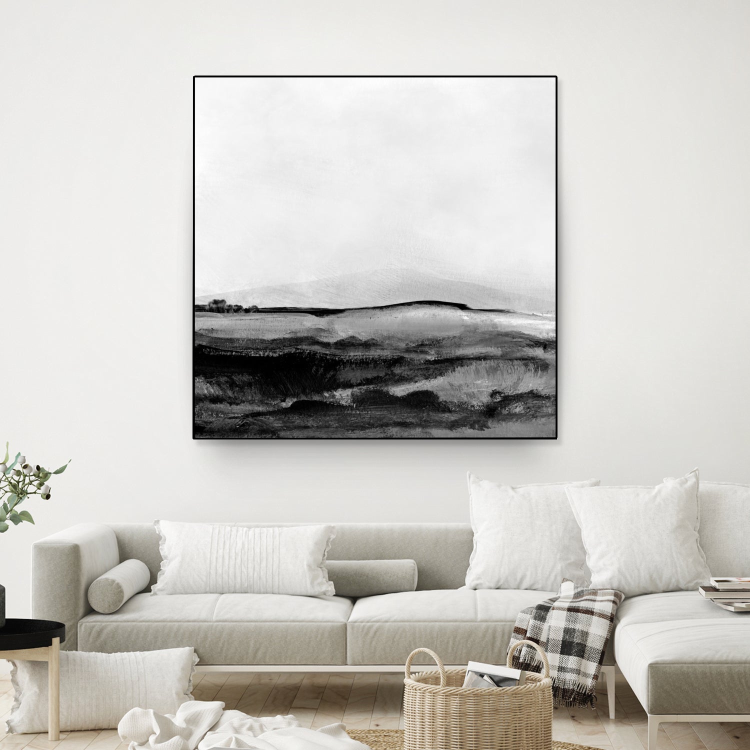 Mono Landscape No1 by Dan Hobday on GIANT ART - landscape abstract landscape