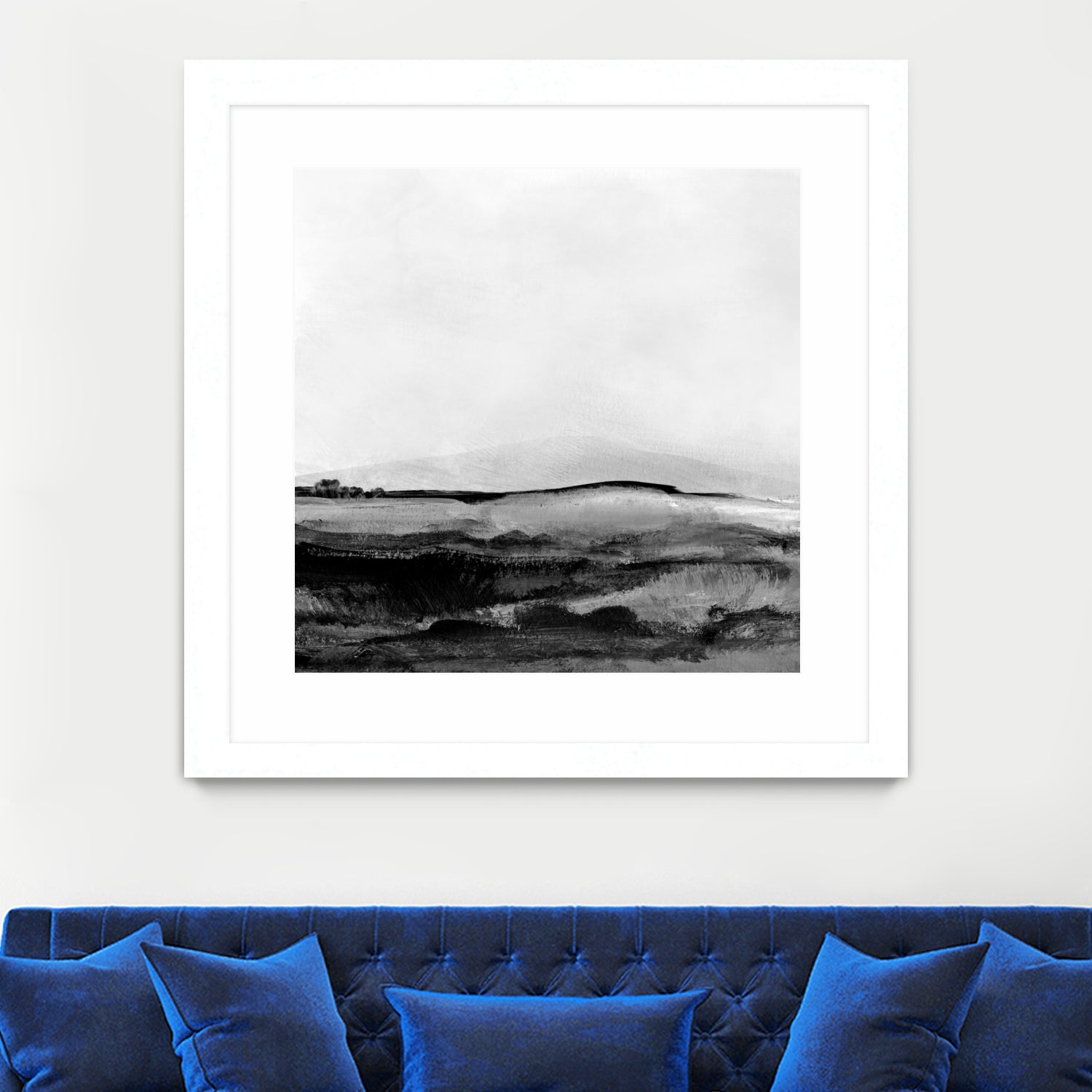 Mono Landscape No1 by Dan Hobday on GIANT ART - landscape abstract landscape