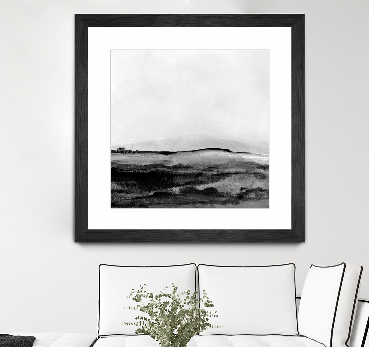Mono Landscape No1 by Dan Hobday on GIANT ART - landscape abstract landscape