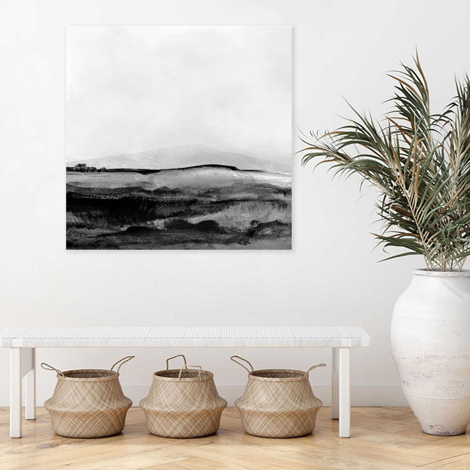 Mono Landscape No1 by Dan Hobday on GIANT ART - landscape abstract landscape