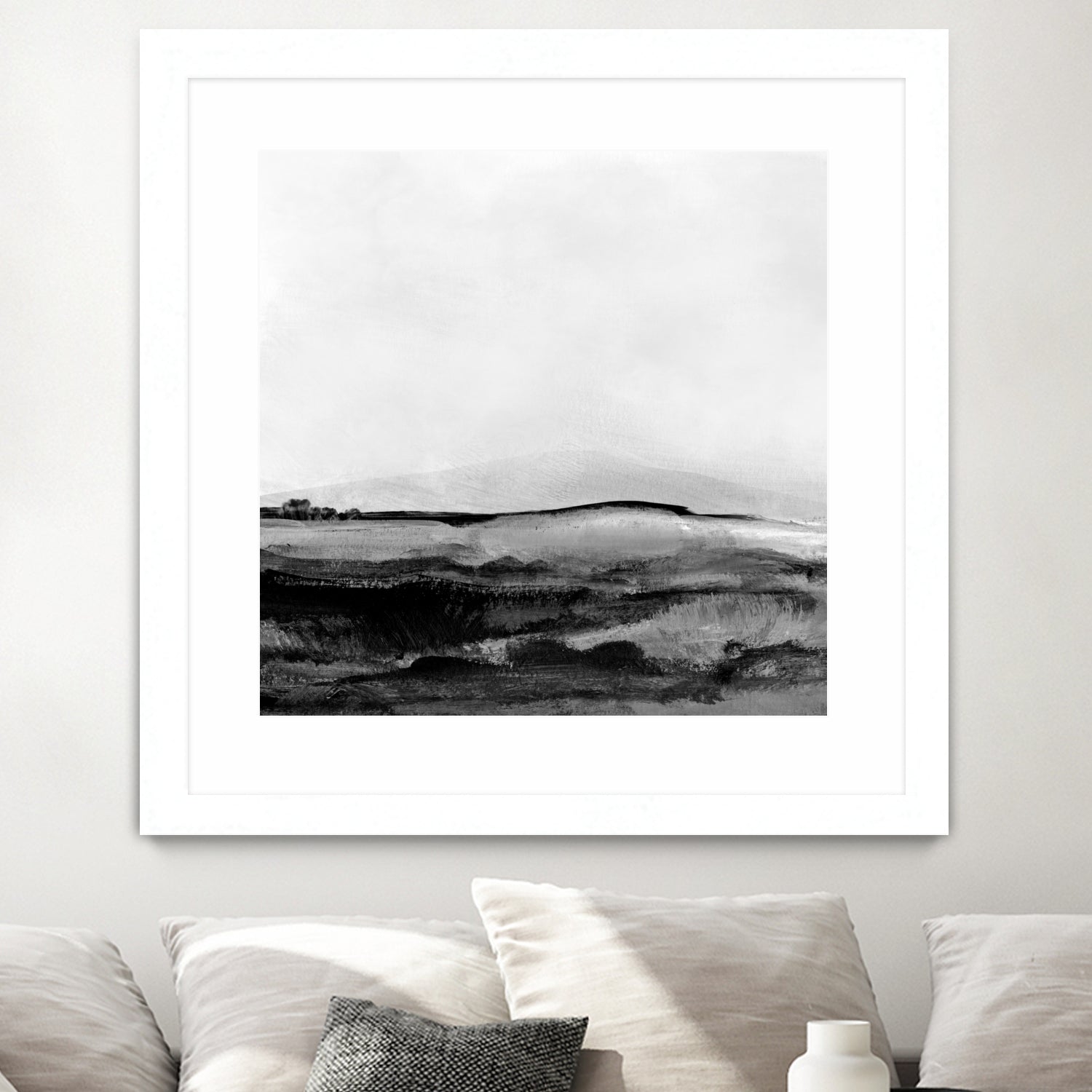 Mono Landscape No1 by Dan Hobday on GIANT ART - landscape abstract landscape