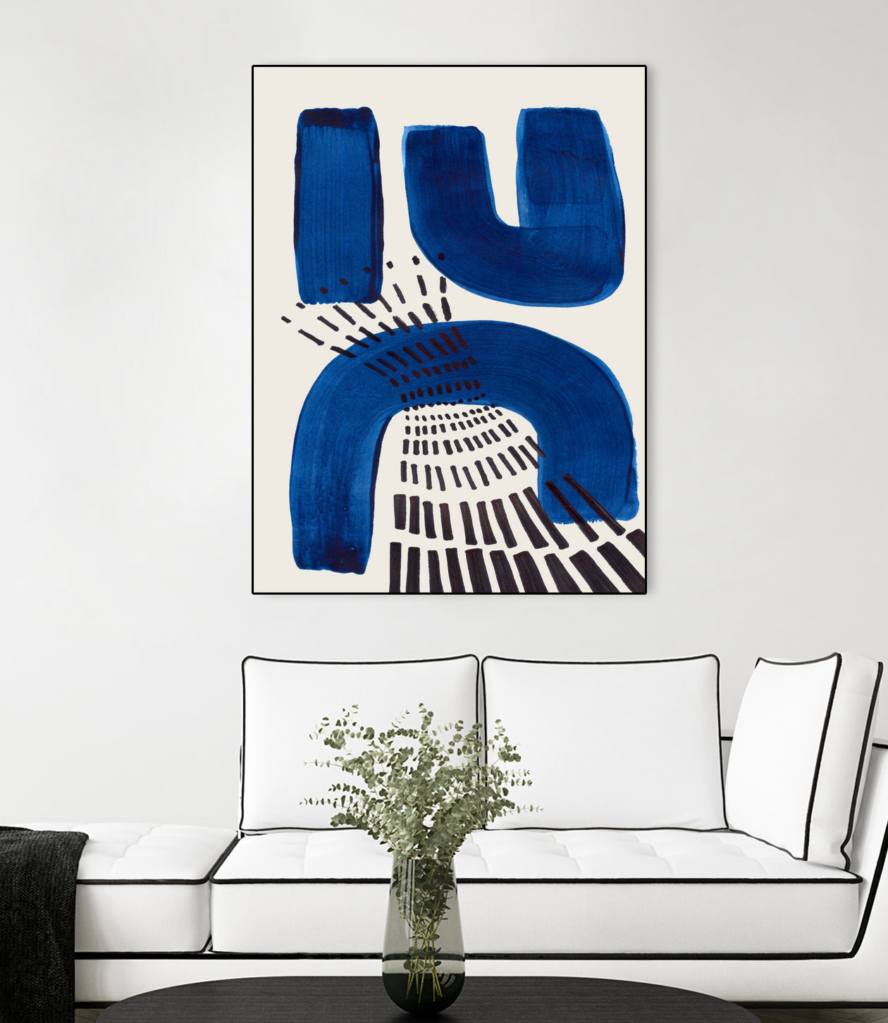 Blue Magnet by Ejaaz on GIANT ART - abstract blue