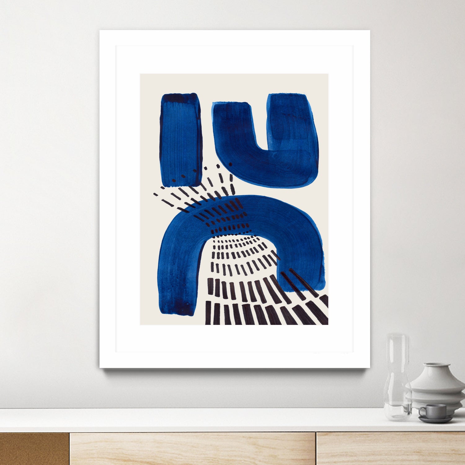 Blue Magnet by Ejaaz on GIANT ART - abstract blue