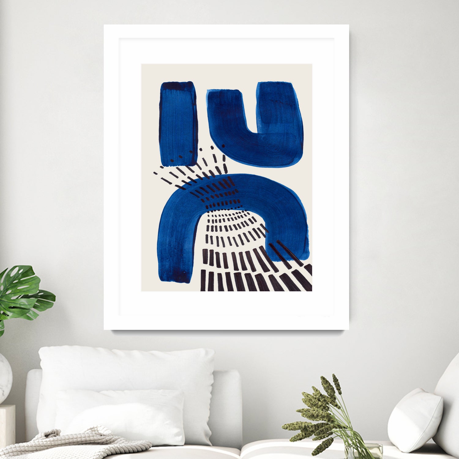 Blue Magnet by Ejaaz on GIANT ART - abstract blue