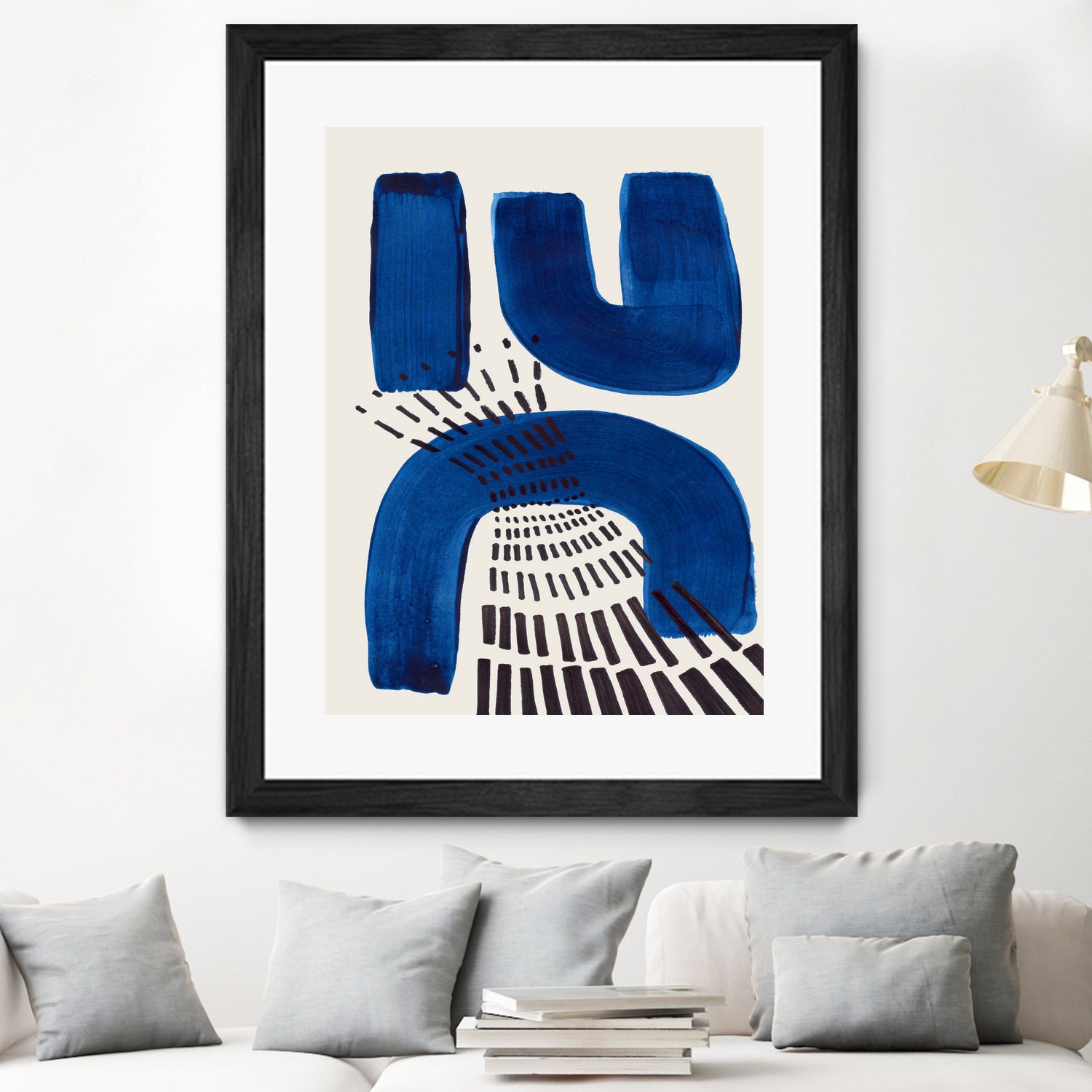 Blue Magnet by Ejaaz on GIANT ART - abstract blue