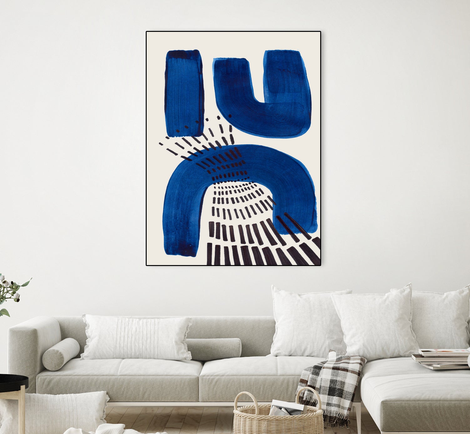 Blue Magnet by Ejaaz on GIANT ART - abstract blue