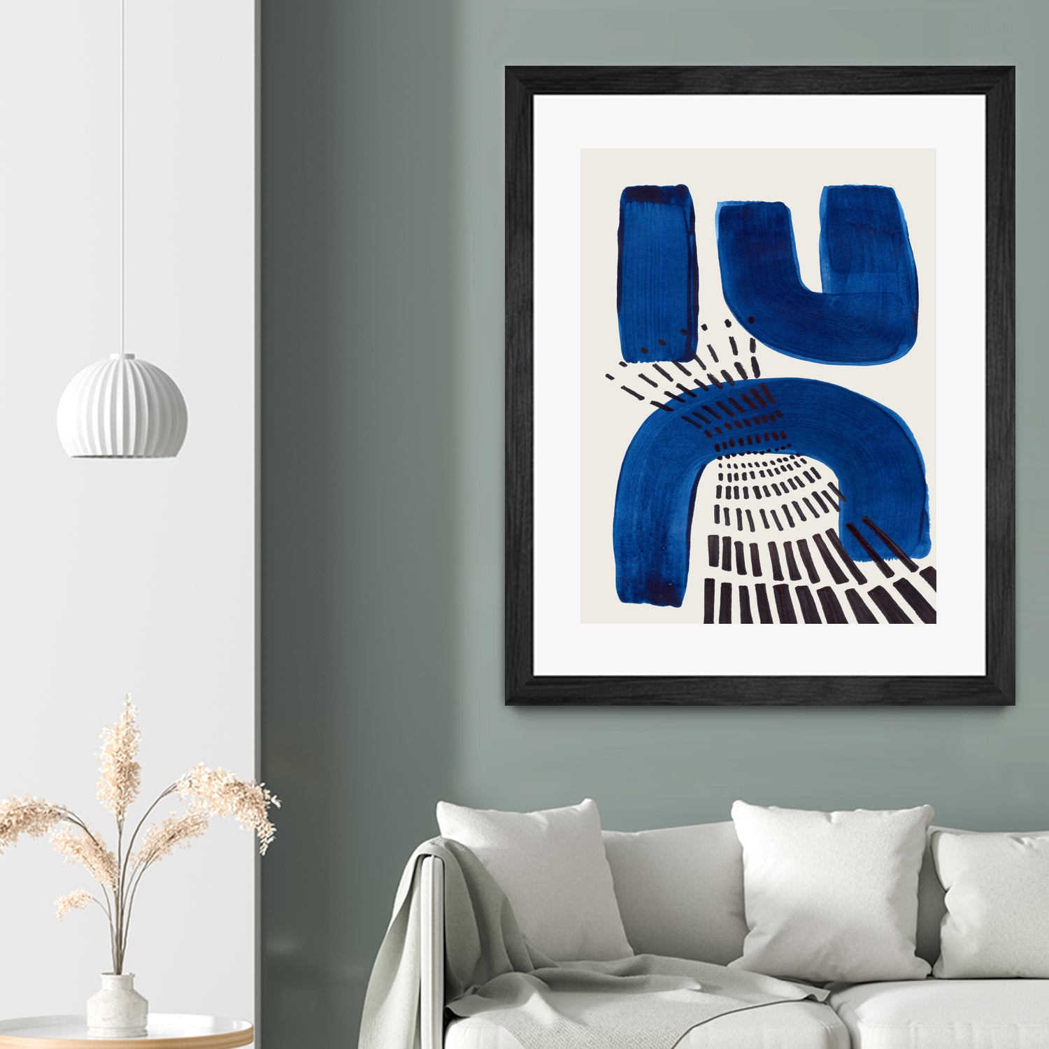 Blue Magnet by Ejaaz on GIANT ART - abstract blue