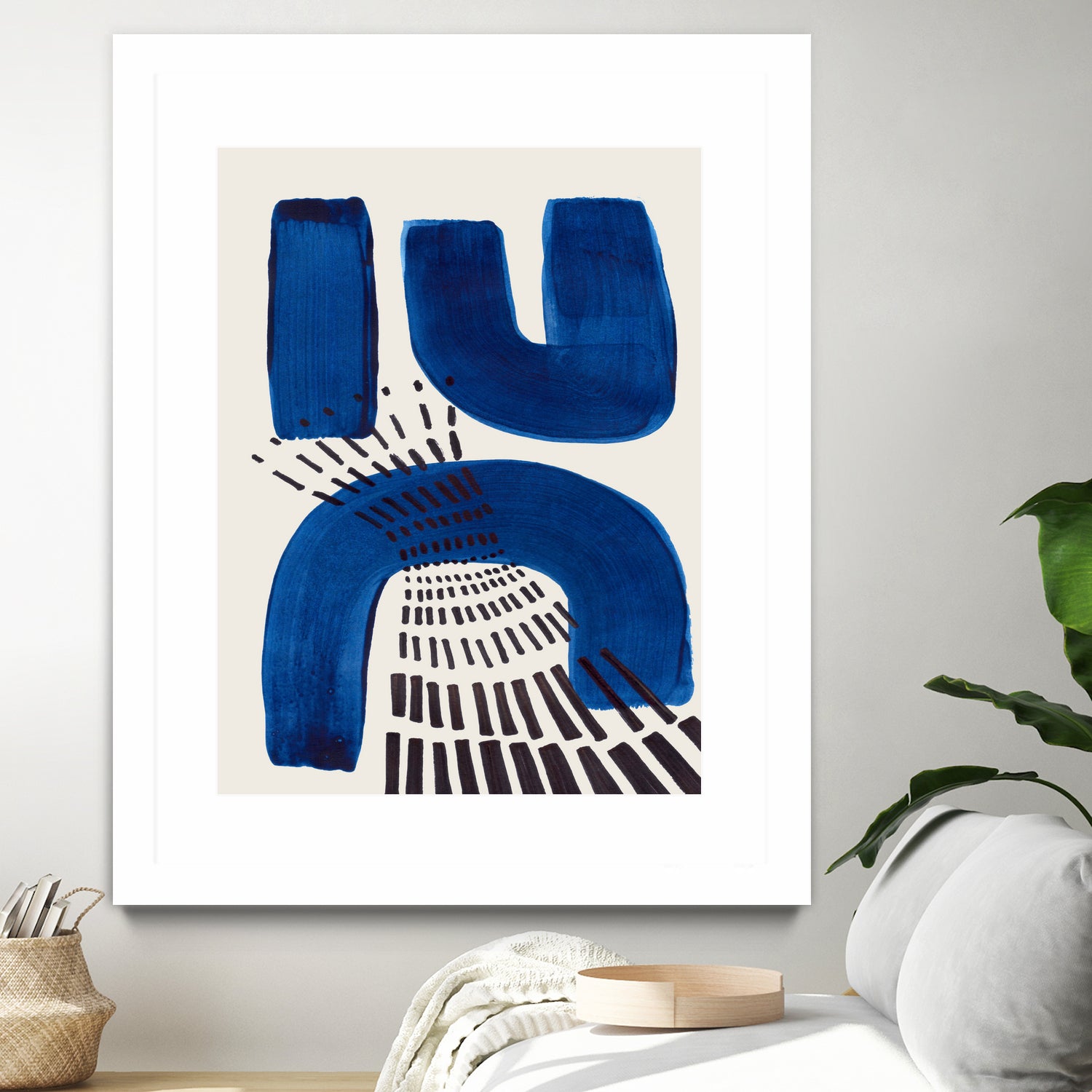 Blue Magnet by Ejaaz on GIANT ART - abstract blue