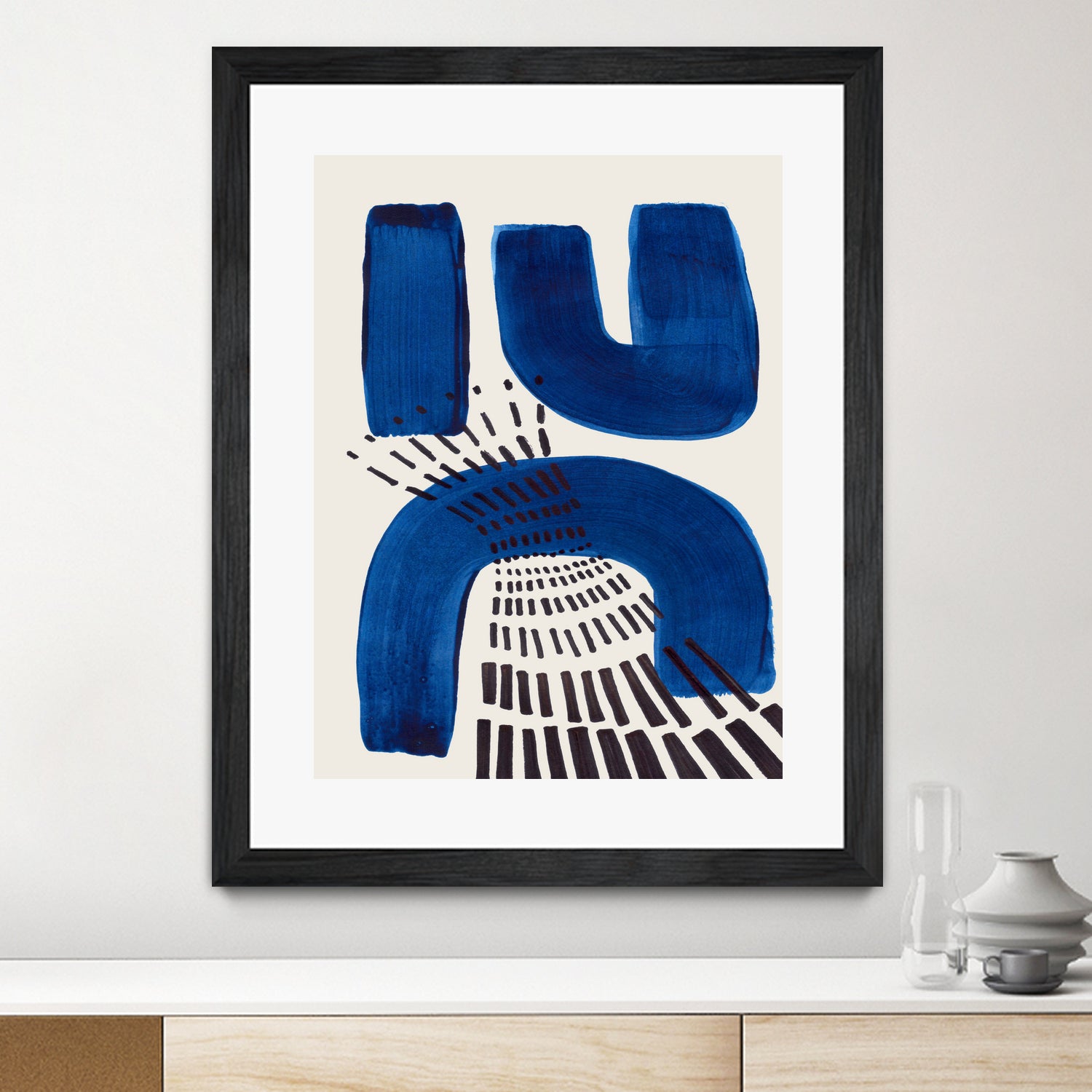 Blue Magnet by Ejaaz on GIANT ART - abstract blue