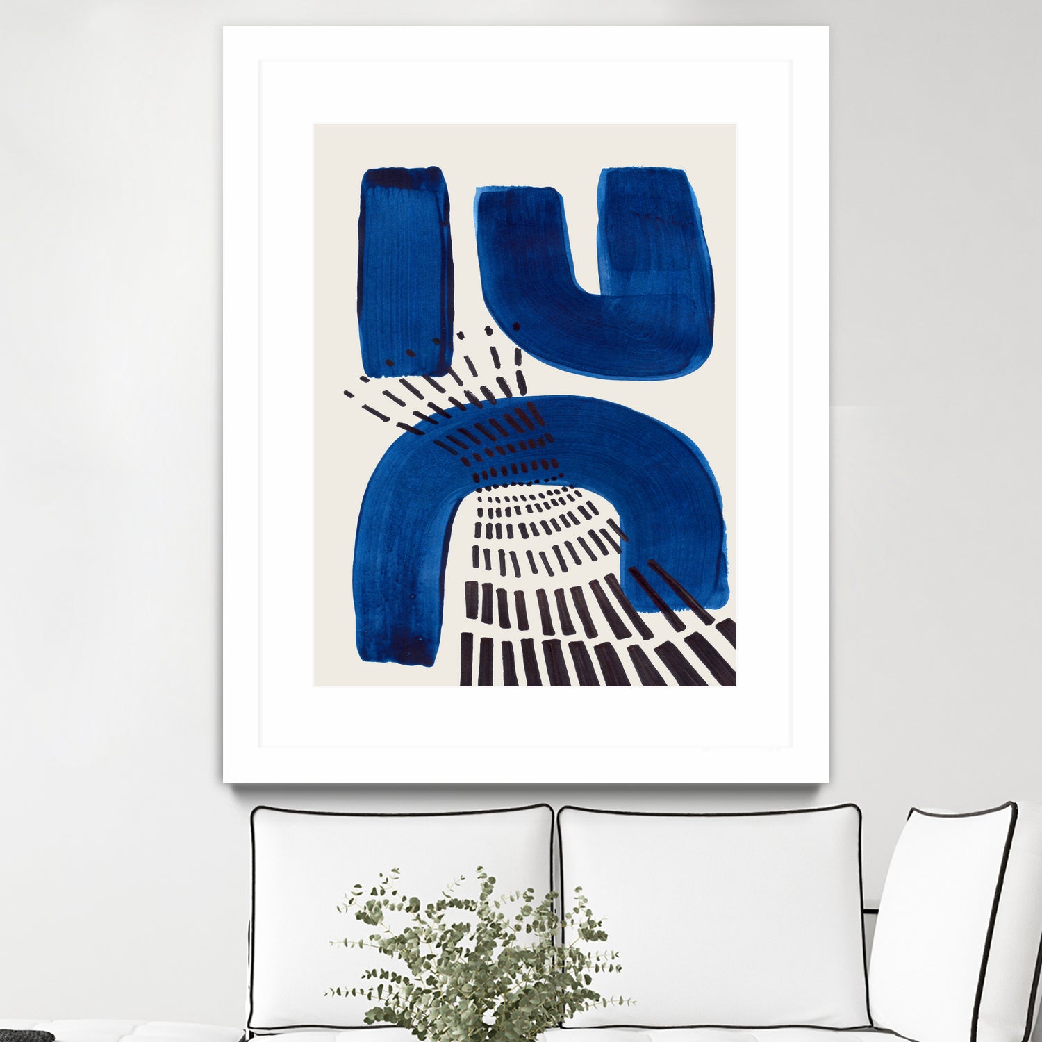 Blue Magnet by Ejaaz on GIANT ART - abstract blue