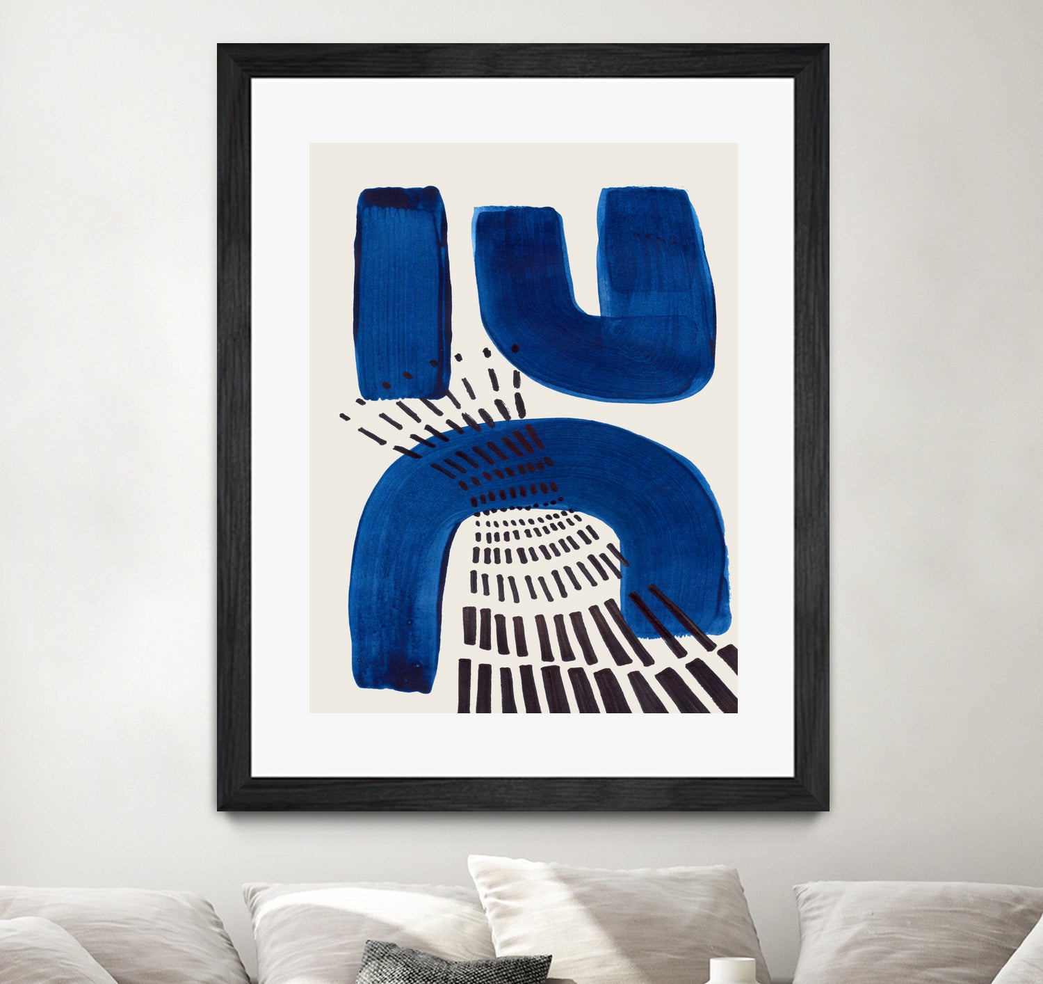 Blue Magnet by Ejaaz on GIANT ART - abstract blue