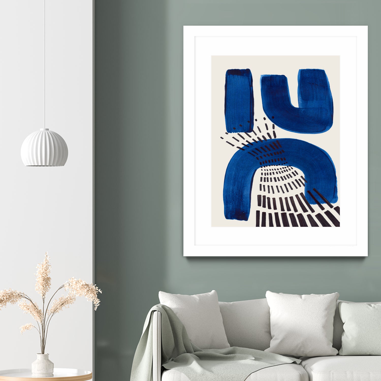 Blue Magnet by Ejaaz on GIANT ART - abstract blue