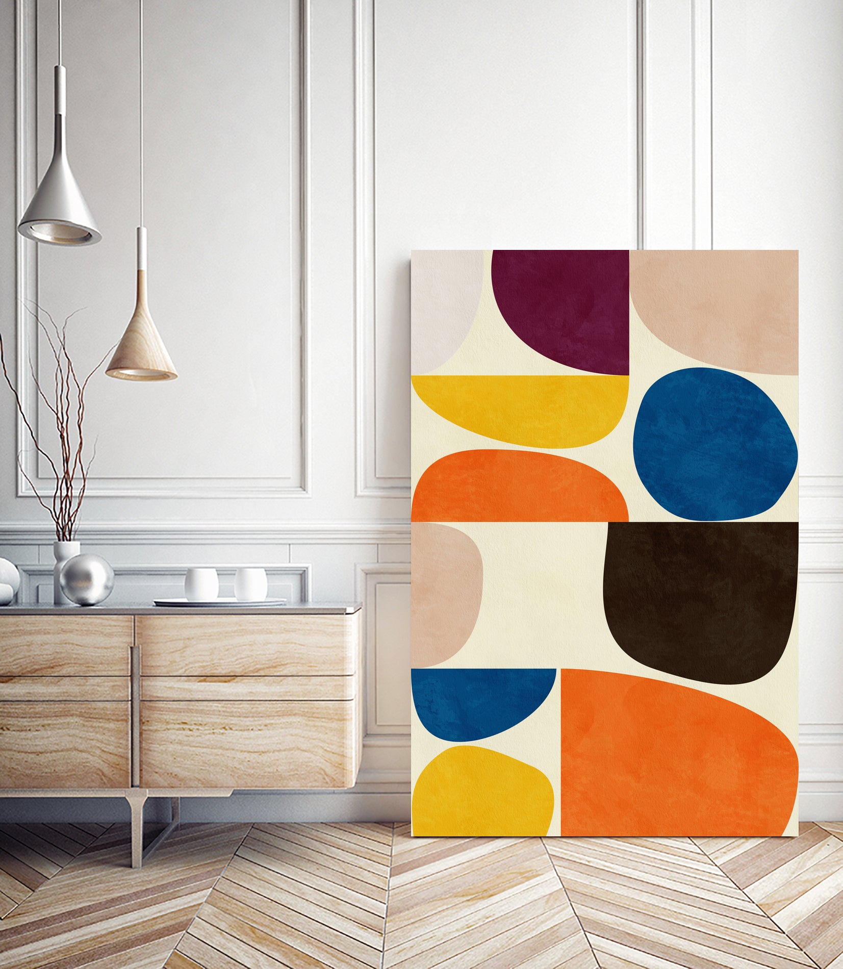 Vivid Bauhaus by Ana Rut Bre on GIANT ART -  abstract
