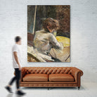 Waiting (ca.1887) by TOULOUSE LAUTREC on GIANT ART - figurative toulouse lautrec