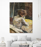 Waiting (ca.1887) by TOULOUSE LAUTREC on GIANT ART - figurative toulouse lautrec