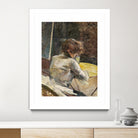 Waiting (ca.1887) by TOULOUSE LAUTREC on GIANT ART - figurative toulouse lautrec