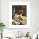 Waiting (ca.1887) by TOULOUSE LAUTREC on GIANT ART - figurative toulouse lautrec