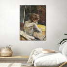 Waiting (ca.1887) by TOULOUSE LAUTREC on GIANT ART - figurative toulouse lautrec