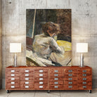 Waiting (ca.1887) by TOULOUSE LAUTREC on GIANT ART - figurative toulouse lautrec