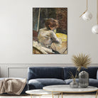 Waiting (ca.1887) by TOULOUSE LAUTREC on GIANT ART - figurative toulouse lautrec