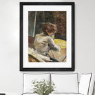 Waiting (ca.1887) by TOULOUSE LAUTREC on GIANT ART - figurative toulouse lautrec