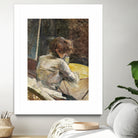 Waiting (ca.1887) by TOULOUSE LAUTREC on GIANT ART - figurative toulouse lautrec