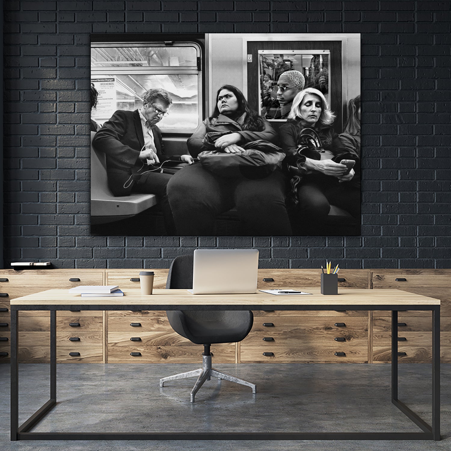 In my head by Zurab on GIANT ART - black&white street