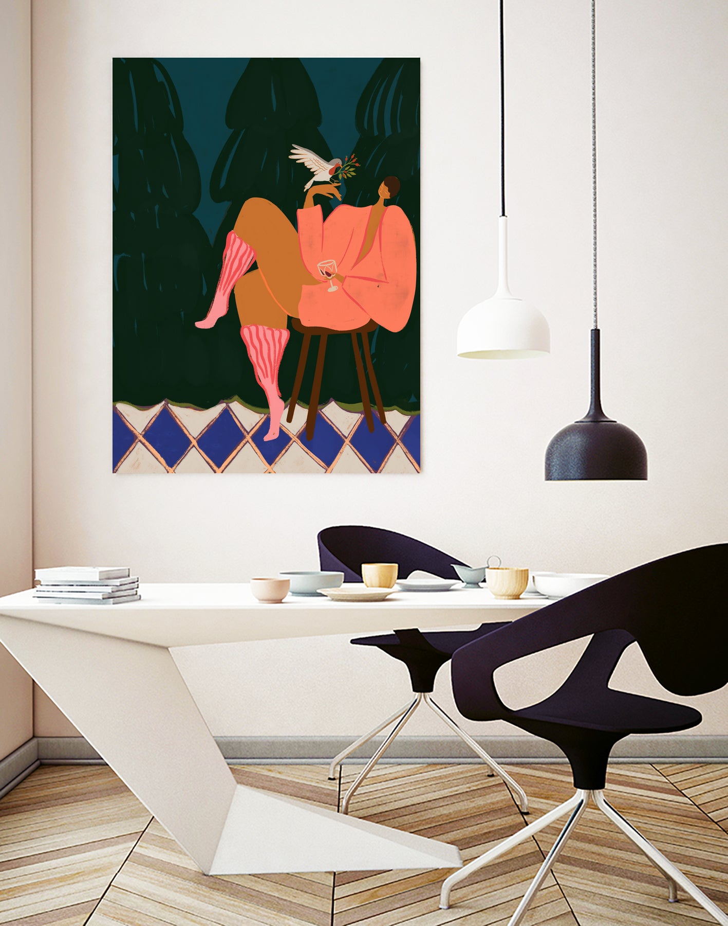 A Lil Birdy Told Me by Arty on GIANT ART - figurative bird