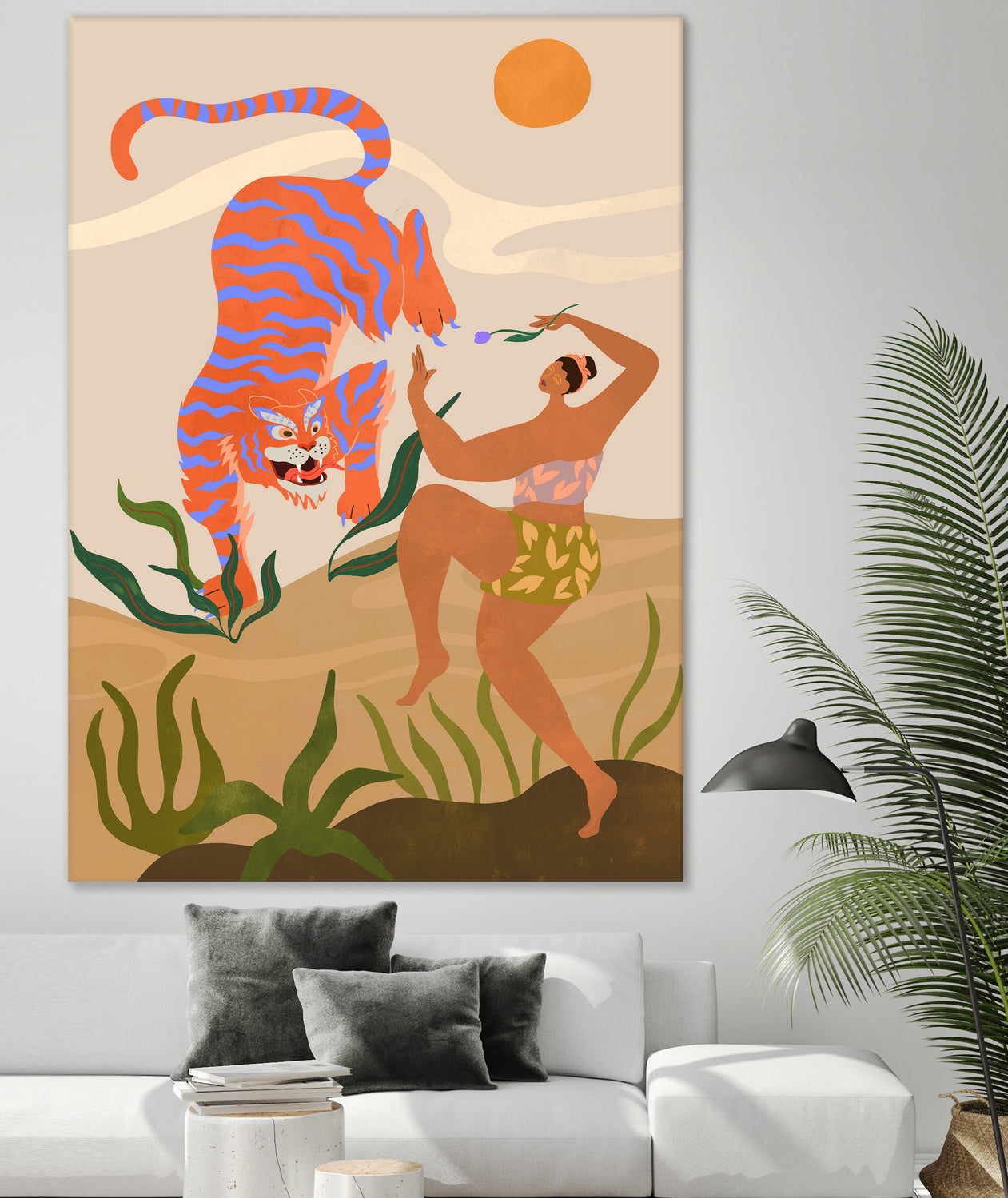 Dance With Me by Arty Guava on GIANT ART - illustration color