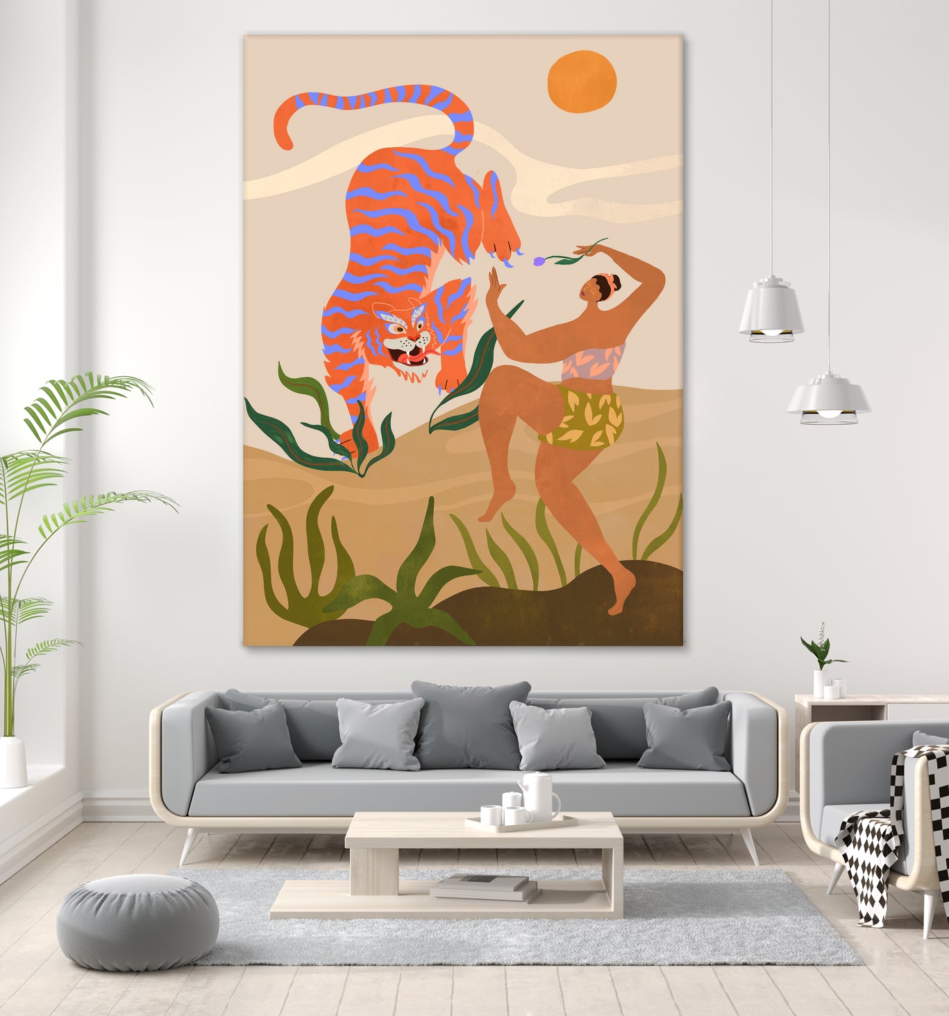 Dance With Me by Arty Guava on GIANT ART - illustration color