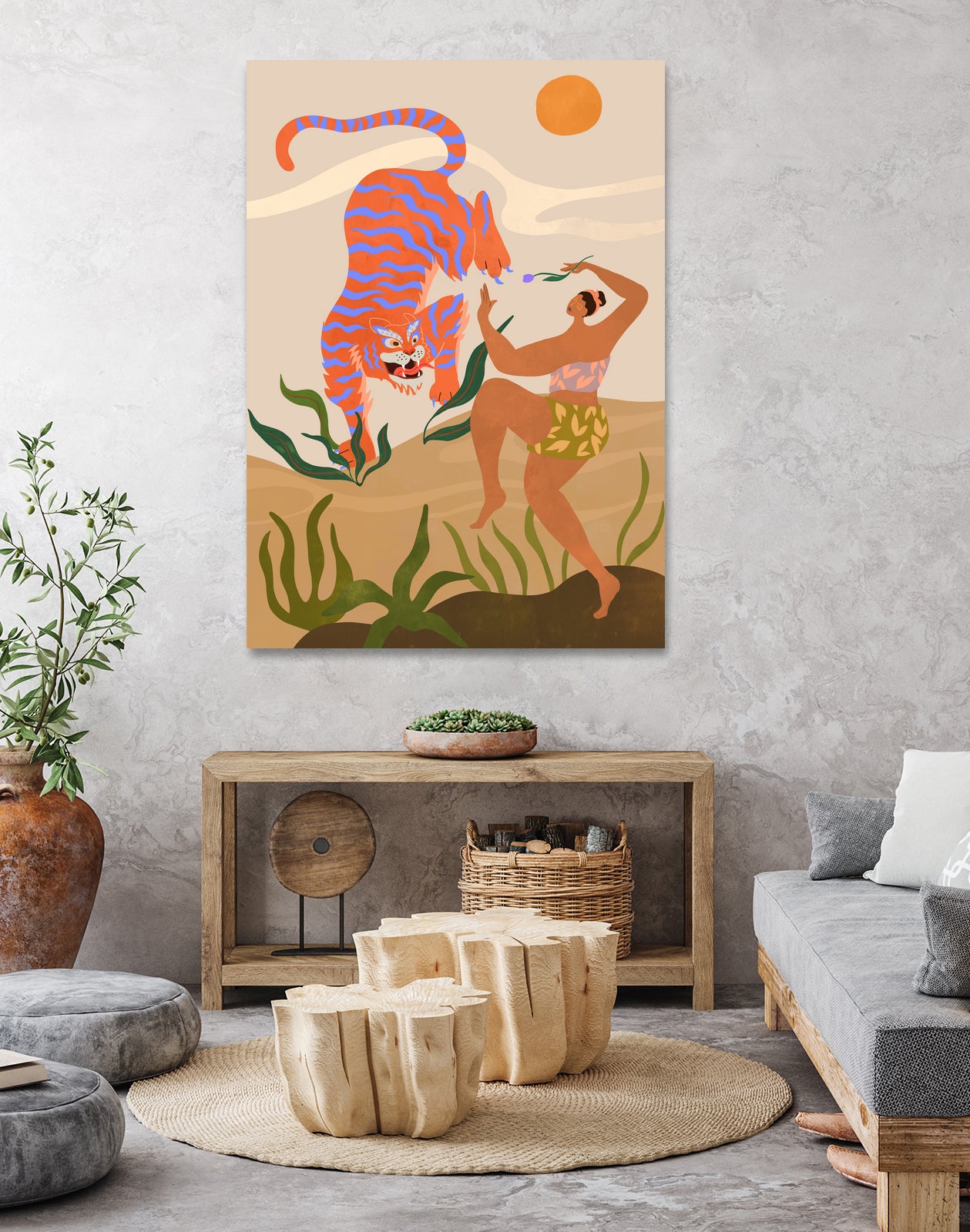 Dance With Me by Arty Guava on GIANT ART - illustration color