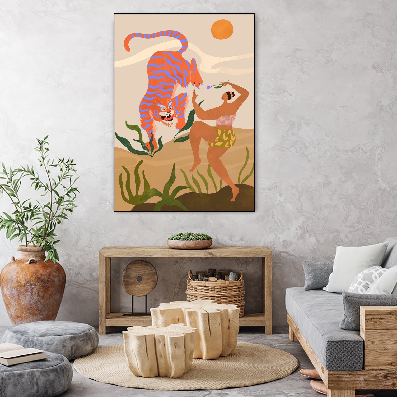 Dance With Me by Arty Guava on GIANT ART - illustration color