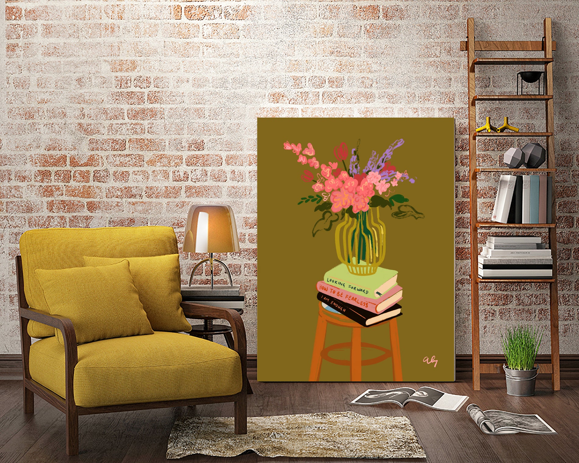 Floral Vase by Arty on GIANT ART - flowers and plants flower