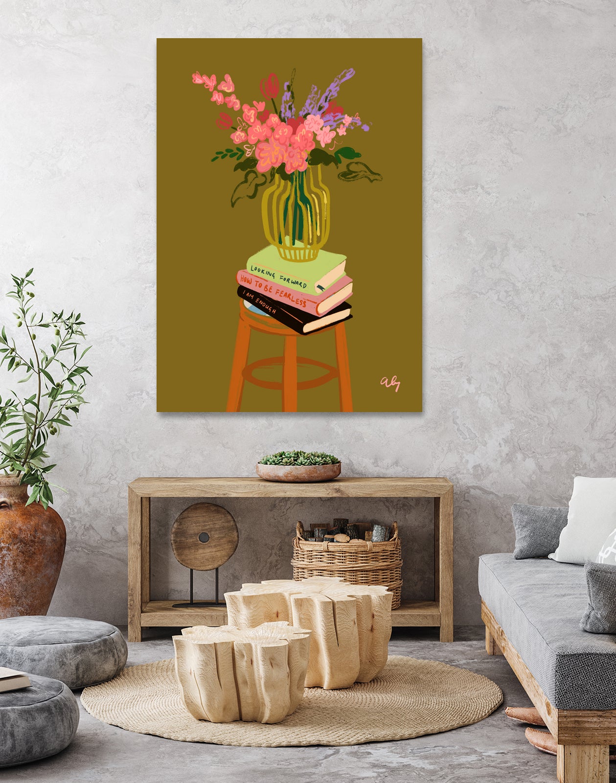 Floral Vase by Arty on GIANT ART - flowers and plants flower