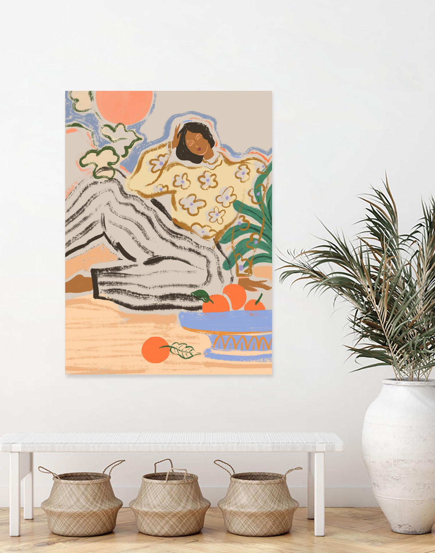 Lazydays by Arty on GIANT ART - orange figurative