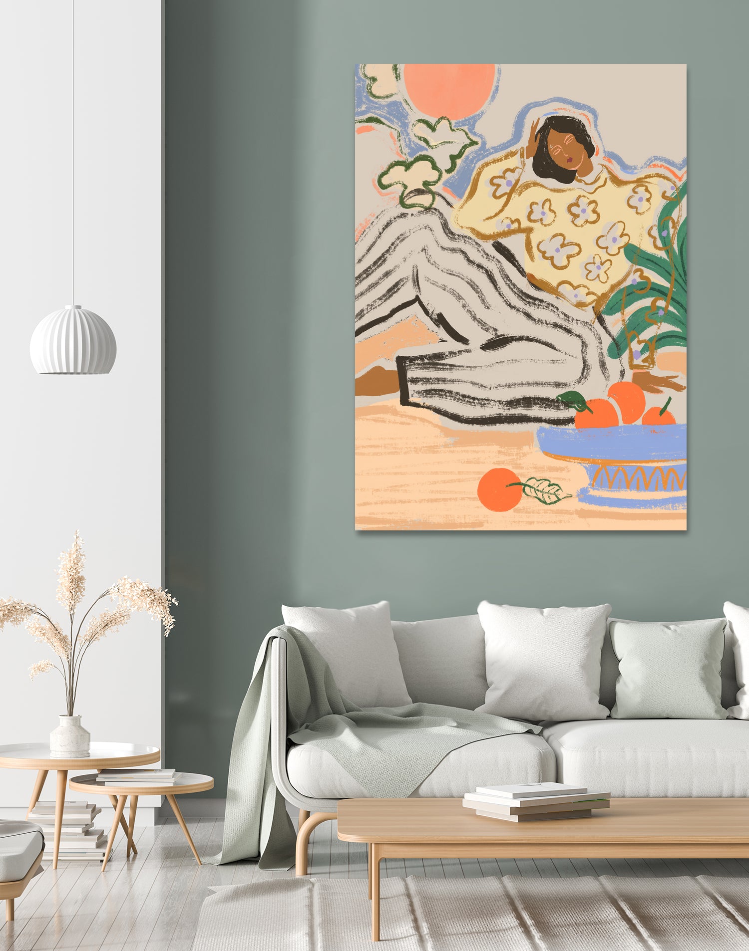 Lazydays by Arty on GIANT ART - orange figurative