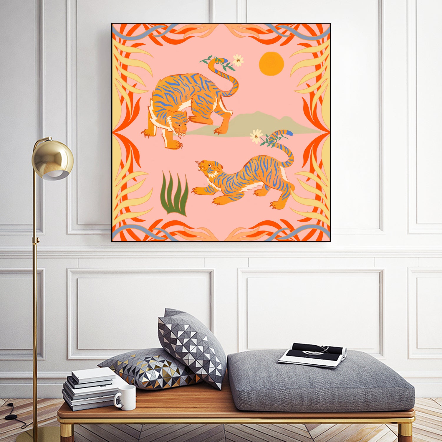 Rawring Playmates by Arty Guava on GIANT ART - illustration animal