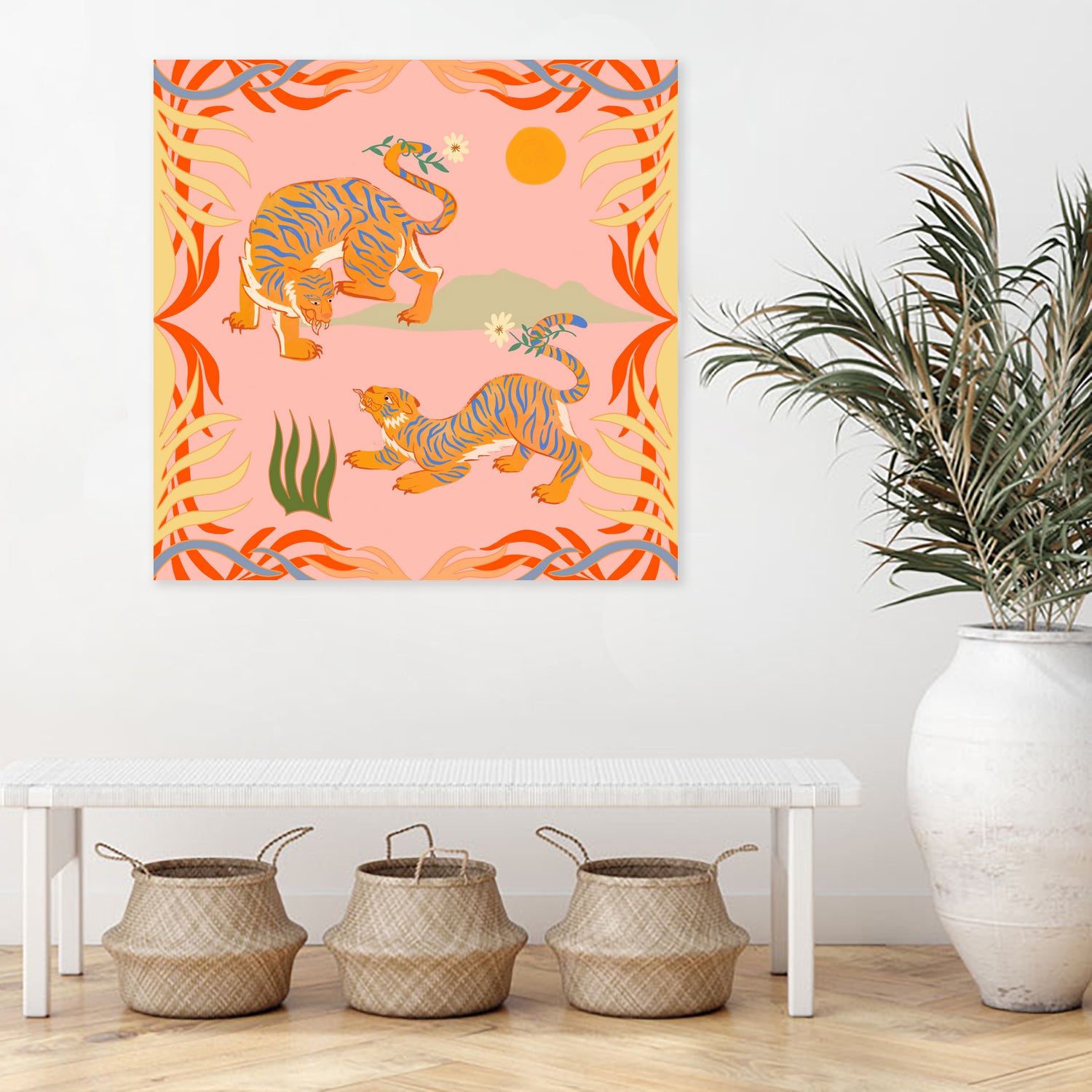 Rawring Playmates by Arty Guava on GIANT ART - illustration animal