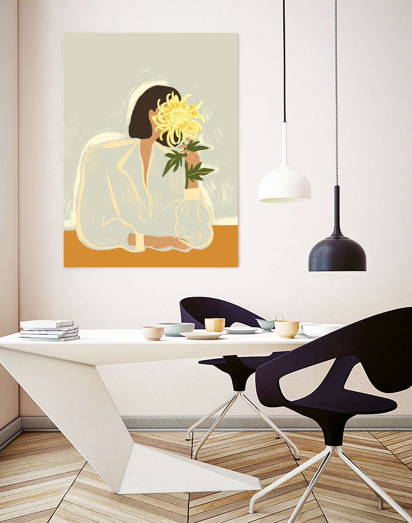 Thecrysanthemum by Arty on GIANT ART - figurative person