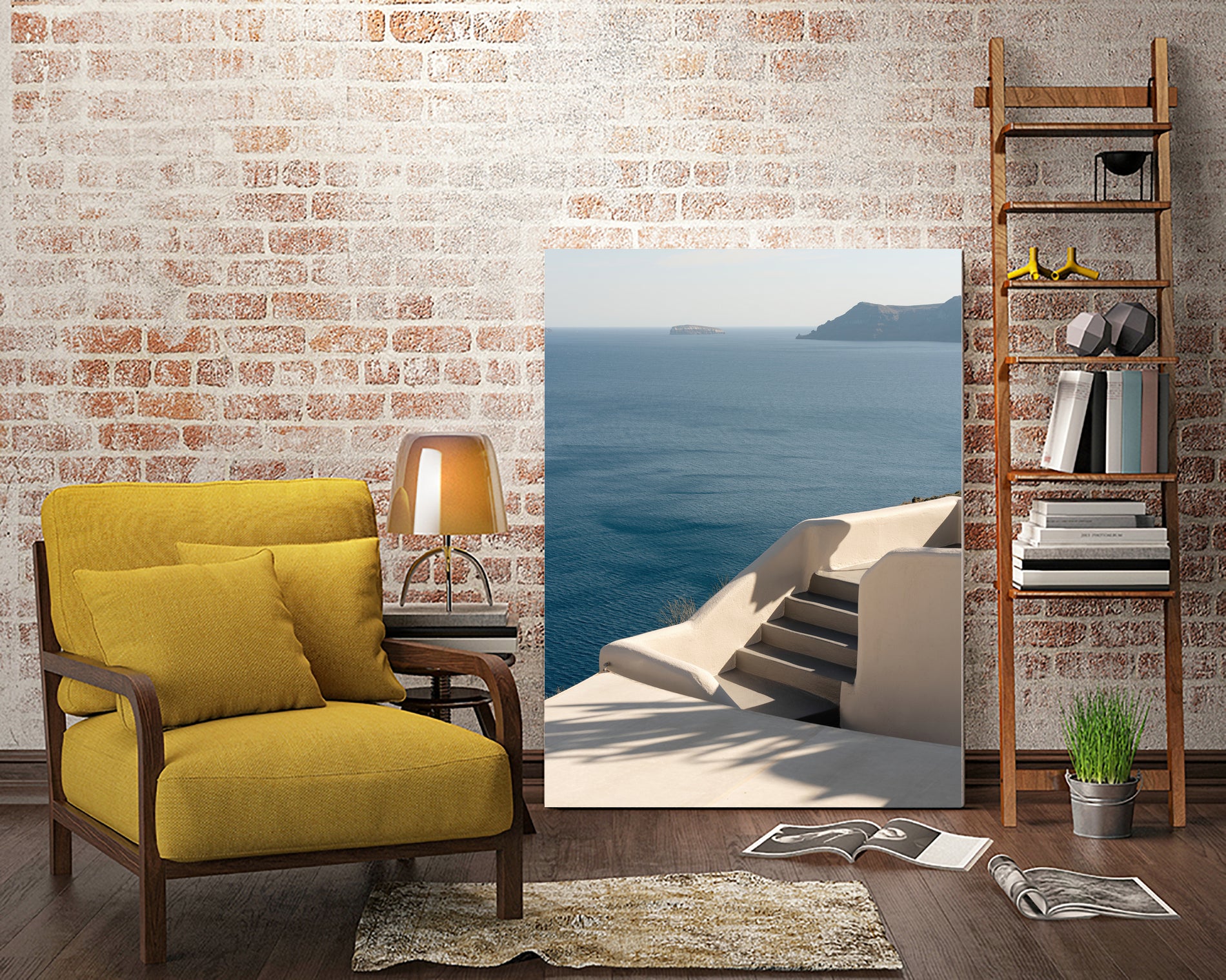 The Poetry Of Stairs by Minorstep on GIANT ART - beige landscape harmony