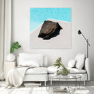 Rock By The Pool by Minorstep on GIANT ART - abstract rock