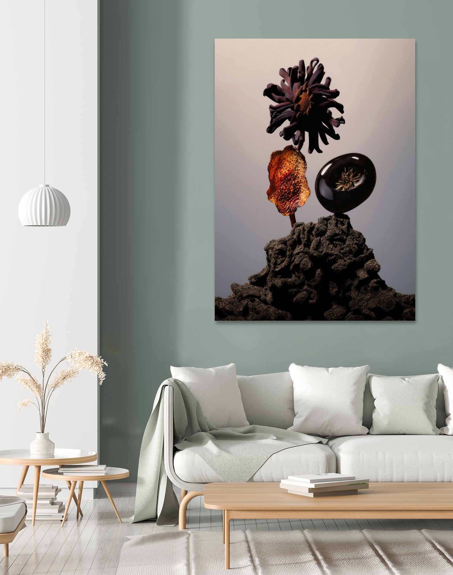 Still Life Flowers No1 by Minorstep on GIANT ART - red flowers and plants floral