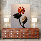 Still Life Flowers No3 by Minorstep on GIANT ART - red flowers and plants studio