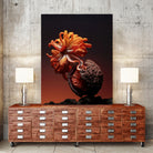 Still Life Flowers No4 by Minorstep on GIANT ART - red flowers and plants studio