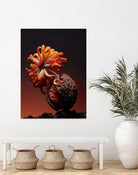 Still Life Flowers No4 by Minorstep on GIANT ART - red flowers and plants studio