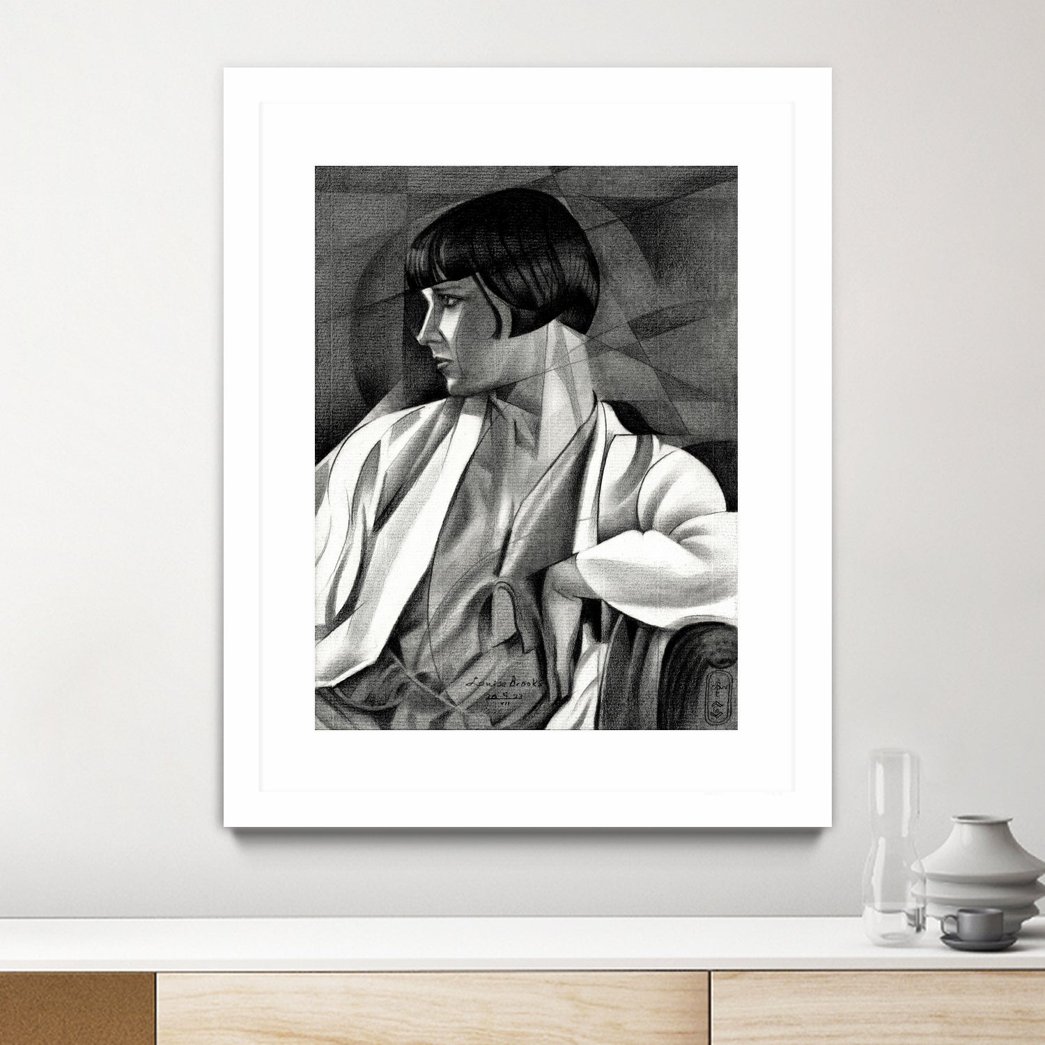 Louise Brooks 07 07 23 by Corne on GIANT ART - illustration louise brooks