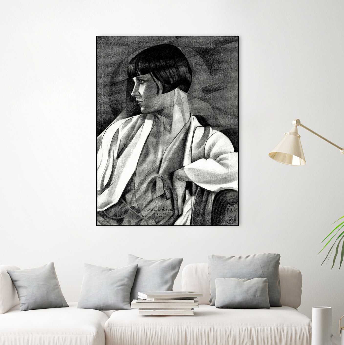 Louise Brooks 07 07 23 by Corne on GIANT ART - illustration louise brooks