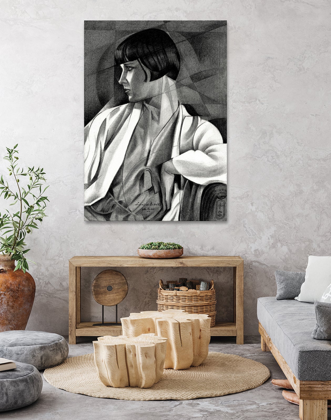 Louise Brooks 07 07 23 by Corne on GIANT ART - illustration louise brooks